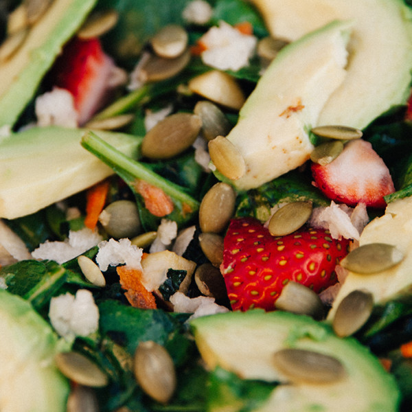 Friendship Kale Salad with Lemon & Dijon Dressing
