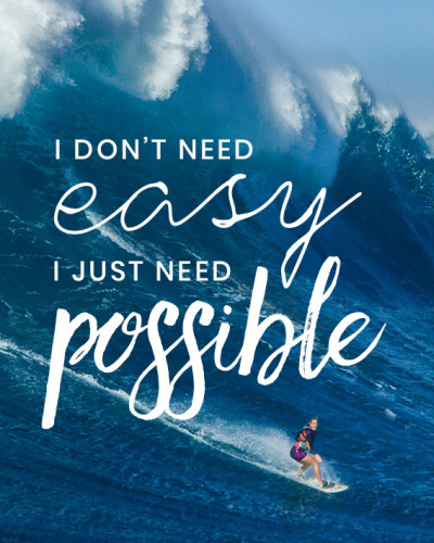 ​I Don’t Need Easy